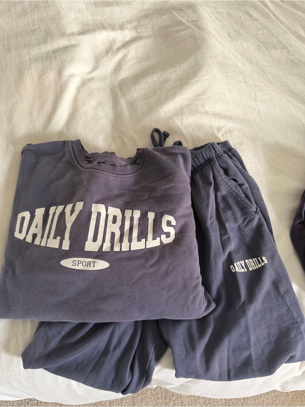 Daily Drills Sport Navy Sweat Set